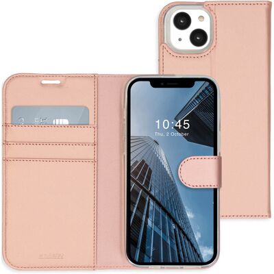 Accezz Wallet Softcase Bookcase voor de Apple iPhone 14 Plus - Rosé Goud Accezz Wallet Softcase Bookcase voor de Apple iPhone 14 Plus - Rosé Goud