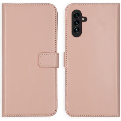 Selencia Echt Leren Bookcase voor de Samsung Galaxy A13 (5G) / A04s - Dusty Pink Selencia Echt Leren Bookcase voor de Samsung Galaxy A13 (5G) / A04s - Dusty Pink