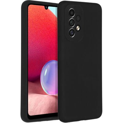 Accezz Liquid Silicone Backcover voor de Samsung Galaxy A33 - Zwart Accezz Liquid Silicone Backcover voor de Samsung Galaxy A33 - Zwart