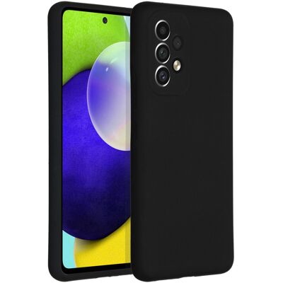 Accezz Liquid Silicone Backcover voor de Samsung Galaxy A53 - Zwart Accezz Liquid Silicone Backcover voor de Samsung Galaxy A53 - Zwart