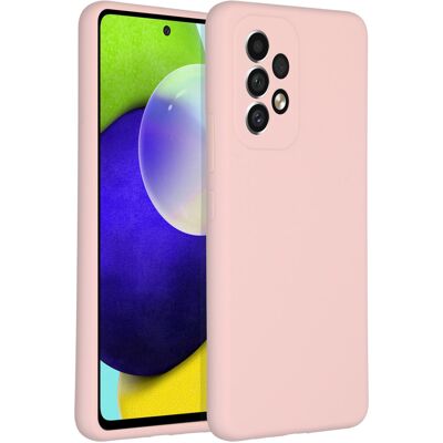 Accezz Liquid Silicone Backcover voor de Samsung Galaxy A53 - Roze Accezz Liquid Silicone Backcover voor de Samsung Galaxy A53 - Roze