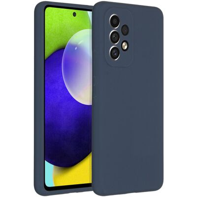 Accezz Liquid Silicone Backcover voor de Samsung Galaxy A53 - Donkerblauw Accezz Liquid Silicone Backcover voor de Samsung Galaxy A53 - Donkerblauw