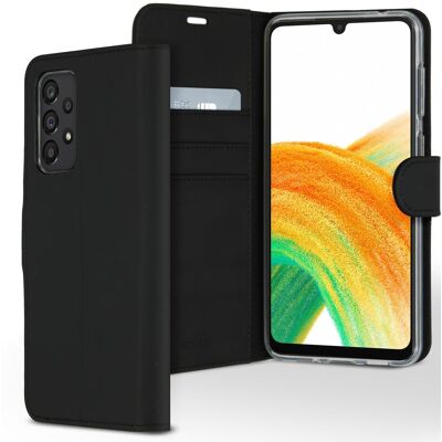 Accezz Wallet Softcase Bookcase voor de Samsung Galaxy A33 - Zwart Accezz Wallet Softcase Bookcase voor de Samsung Galaxy A33 - Zwart
