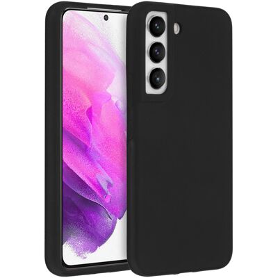 Accezz Liquid Silicone Backcover voor de Samsung Galaxy S22 - Zwart Accezz Liquid Silicone Backcover voor de Samsung Galaxy S22 - Zwart