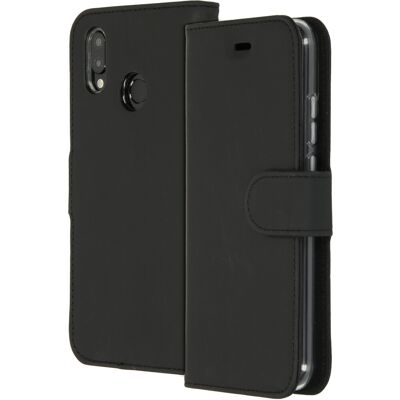 Accezz Wallet Softcase Bookcase voor de Huawei P20 Lite - Zwart Accezz Wallet Softcase Bookcase voor de Huawei P20 Lite - Zwart
