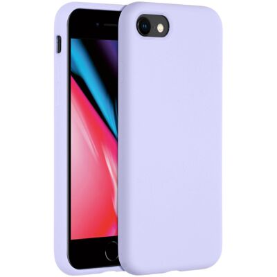 Accezz Liquid Silicone Backcover voor de Apple iPhone SE (2022 / 2020) / 8 / 7 - Paars Accezz Liquid Silicone Backcover voor de Apple iPhone SE (2022 / 2020) / 8 / 7 - Paars