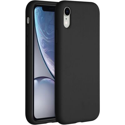 Accezz Liquid Silicone Backcover voor de Apple iPhone Xr - Zwart Accezz Liquid Silicone Backcover voor de Apple iPhone Xr - Zwart