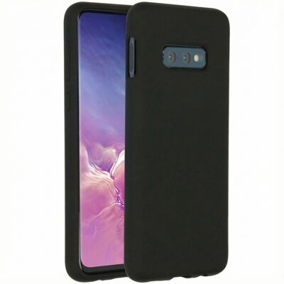 Accezz Liquid Silicone Backcover voor de Samsung Galaxy S10e - Zwart Accezz Liquid Silicone Backcover voor de Samsung Galaxy S10e - Zwart