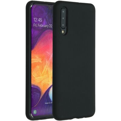 Accezz Liquid Silicone Backcover voor de Samsung Galaxy A50 / A30s - Zwart Accezz Liquid Silicone Backcover voor de Samsung Galaxy A50 / A30s - Zwart