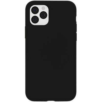Accezz Liquid Silicone Backcover voor de Apple iPhone 11 Pro - Zwart Accezz Liquid Silicone Backcover voor de Apple iPhone 11 Pro - Zwart