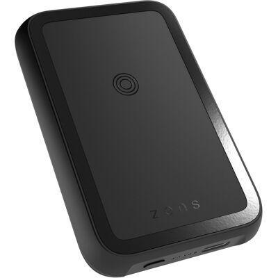 Zens Magnetische powerbank met standaard - Geschikt voor MagSafe en Qi2 - 4.000 mAh - Zwart Zens Magnetische powerbank met standaard - Geschikt voor MagSafe en Qi2 - 4.000 mAh - Zwart