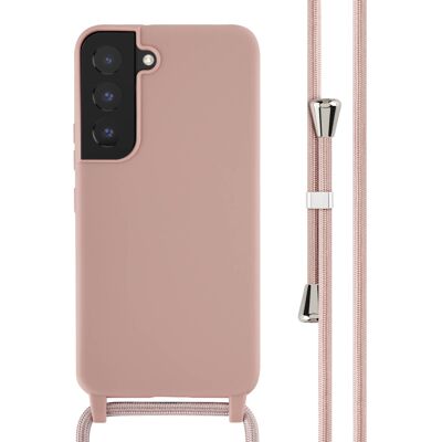 imoshion Siliconen hoesje met koord voor de Samsung Galaxy S22 - Sand Pink imoshion Siliconen hoesje met koord voor de Samsung Galaxy S22 - Sand Pink