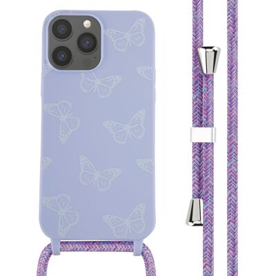 imoshion Siliconen design hoesje met koord voor de Apple iPhone 13 Pro Max - Butterfly imoshion Siliconen design hoesje met koord voor de Apple iPhone 13 Pro Max - Butterfly