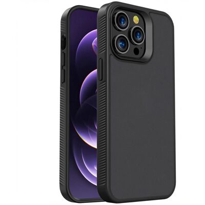 Accezz Rugged Frosted Backcover voor de Apple iPhone 14 Pro Max - Zwart Accezz Rugged Frosted Backcover voor de Apple iPhone 14 Pro Max - Zwart