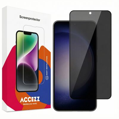 Accezz Gehard Glas Privacy Screenprotector voor de Samsung Galaxy S22 / S23 Accezz Gehard Glas Privacy Screenprotector voor de Samsung Galaxy S22 / S23