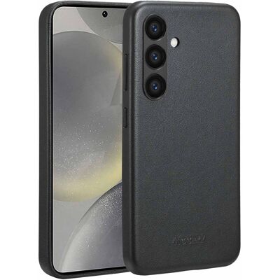 Accezz MagSafe Leather Backcover voor de Samsung Galaxy S24 - Onyx Black Accezz MagSafe Leather Backcover voor de Samsung Galaxy S24 - Onyx Black