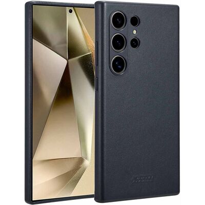 Accezz MagSafe Leather Backcover voor de Samsung Galaxy S24 Ultra - Onyx Black Accezz MagSafe Leather Backcover voor de Samsung Galaxy S24 Ultra - Onyx Black