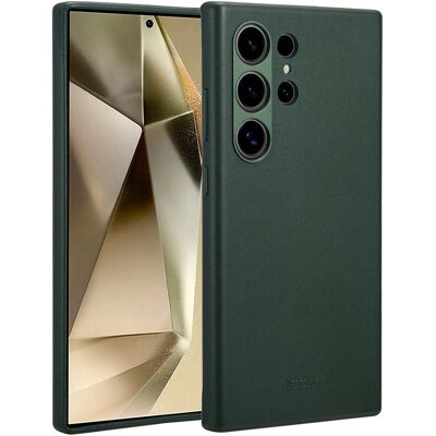 Accezz MagSafe Leather Backcover voor de Samsung Galaxy S24 Ultra - Cedar Green Accezz MagSafe Leather Backcover voor de Samsung Galaxy S24 Ultra - Cedar Green