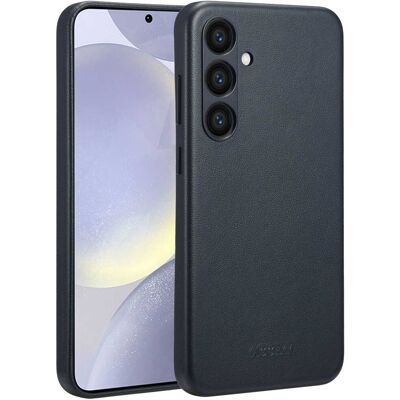 Accezz MagSafe Leather Backcover voor de Samsung Galaxy S24 Plus - Onyx Black Accezz MagSafe Leather Backcover voor de Samsung Galaxy S24 Plus - Onyx Black