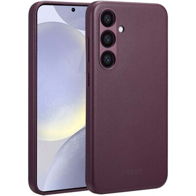 Accezz MagSafe Leather Backcover voor de Samsung Galaxy S24 Plus - Heath Purple Accezz MagSafe Leather Backcover voor de Samsung Galaxy S24 Plus - Heath Purple
