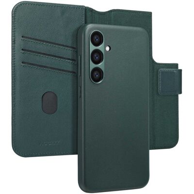 Accezz Leather Bookcase 2-in-1 met MagSafe voor de Samsung Galaxy S23 FE - Cedar Green Accezz Leather Bookcase 2-in-1 met MagSafe voor de Samsung Galaxy S23 FE - Cedar Green