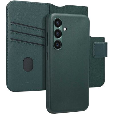 Accezz Leather Bookcase 2-in-1 met MagSafe voor de Samsung Galaxy S24 - Cedar Green Accezz Leather Bookcase 2-in-1 met MagSafe voor de Samsung Galaxy S24 - Cedar Green