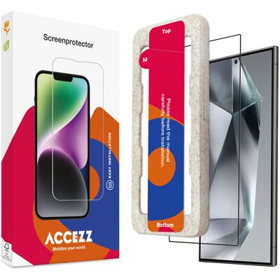 Accezz Gehard Glas Full Cover Screenprotector met applicator voor de Samsung Galaxy S24 Ultra Accezz Gehard Glas Full Cover Screenprotector met applicator voor de Samsung Galaxy S24 Ultra