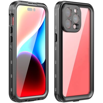 Redpepper Dot Plus Waterproof Backcover voor de Apple iPhone 15 Pro Max - Zwart Redpepper Dot Plus Waterproof Backcover voor de Apple iPhone 15 Pro Max - Zwart