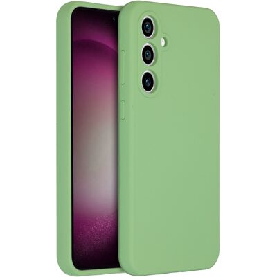 Accezz Liquid Silicone Backcover voor de Samsung Galaxy S23 FE - Groen Accezz Liquid Silicone Backcover voor de Samsung Galaxy S23 FE - Groen