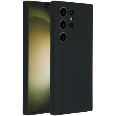 Accezz Liquid Silicone Backcover voor de Samsung Galaxy S24 Ultra - Zwart Accezz Liquid Silicone Backcover voor de Samsung Galaxy S24 Ultra - Zwart