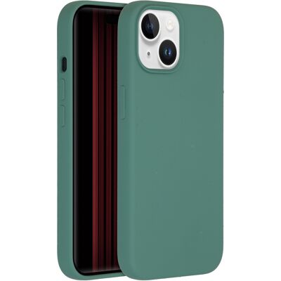 Accezz Liquid Silicone Backcover voor de Apple iPhone 15 - Donkergroen Accezz Liquid Silicone Backcover voor de Apple iPhone 15 - Donkergroen