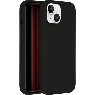 Accezz Liquid Silicone Backcover voor de Apple iPhone 15 - Zwart Accezz Liquid Silicone Backcover voor de Apple iPhone 15 - Zwart