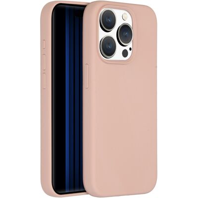 Accezz Liquid Silicone Backcover voor de Apple iPhone 15 Pro - Roze Accezz Liquid Silicone Backcover voor de Apple iPhone 15 Pro - Roze