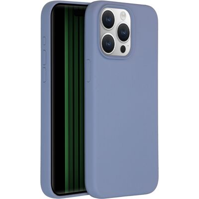 Accezz Liquid Silicone Backcover voor de Apple iPhone 15 Pro Max - Lavender Gray Accezz Liquid Silicone Backcover voor de Apple iPhone 15 Pro Max - Lavender Gray
