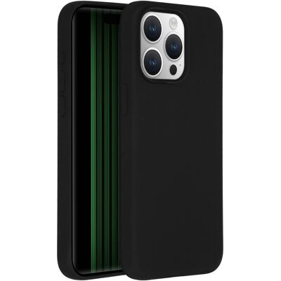 Accezz Liquid Silicone Backcover voor de Apple iPhone 15 Pro Max - Zwart Accezz Liquid Silicone Backcover voor de Apple iPhone 15 Pro Max - Zwart