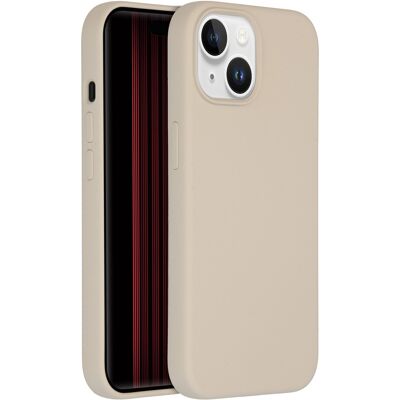 Accezz Liquid Silicone Backcover met MagSafe voor de Apple iPhone 15 - Stone Accezz Liquid Silicone Backcover met MagSafe voor de Apple iPhone 15 - Stone
