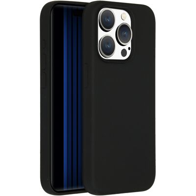 Accezz Liquid Silicone Backcover met MagSafe voor de Apple iPhone 15 Pro - Zwart Accezz Liquid Silicone Backcover met MagSafe voor de Apple iPhone 15 Pro - Zwart