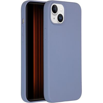 Accezz Liquid Silicone Backcover met MagSafe voor de Apple iPhone 15 Plus - Lavender Gray Accezz Liquid Silicone Backcover met MagSafe voor de Apple iPhone 15 Plus - Lavender Gray