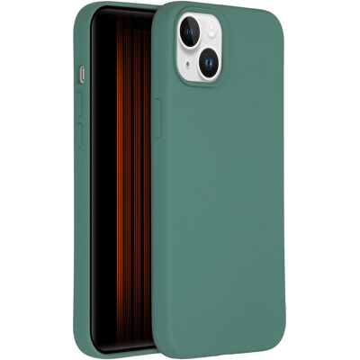 Accezz Liquid Silicone Backcover met MagSafe voor de Apple iPhone 15 Plus - Donkergroen Accezz Liquid Silicone Backcover met MagSafe voor de Apple iPhone 15 Plus - Donkergroen