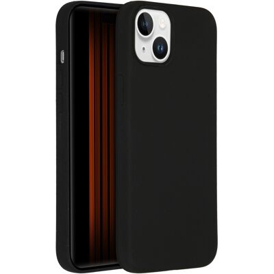 Accezz Liquid Silicone Backcover met MagSafe voor de Apple iPhone 15 Plus - Zwart Accezz Liquid Silicone Backcover met MagSafe voor de Apple iPhone 15 Plus - Zwart