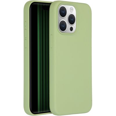 Accezz Liquid Silicone Backcover met MagSafe voor de Apple iPhone 15 Pro Max - Groen Accezz Liquid Silicone Backcover met MagSafe voor de Apple iPhone 15 Pro Max - Groen