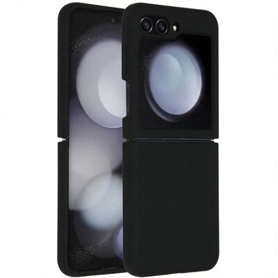 Accezz Liquid Silicone Backcover voor de Samsung Galaxy Z Flip 5 - Zwart Accezz Liquid Silicone Backcover voor de Samsung Galaxy Z Flip 5 - Zwart