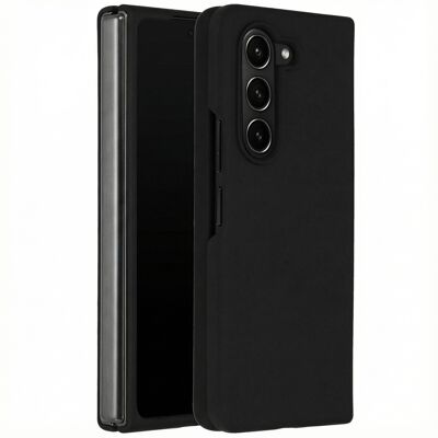 Accezz Liquid Silicone Backcover voor de Samsung Galaxy Z Fold 5 - Zwart Accezz Liquid Silicone Backcover voor de Samsung Galaxy Z Fold 5 - Zwart