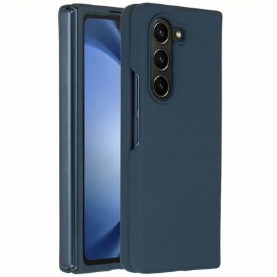 Accezz Liquid Silicone Backcover voor de Samsung Galaxy Z Fold 5 - Donkerblauw Accezz Liquid Silicone Backcover voor de Samsung Galaxy Z Fold 5 - Donkerblauw