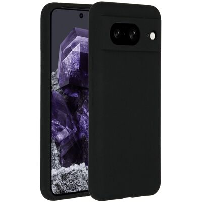 Accezz Liquid Silicone Backcover voor de Google Pixel 8 - Zwart Accezz Liquid Silicone Backcover voor de Google Pixel 8 - Zwart