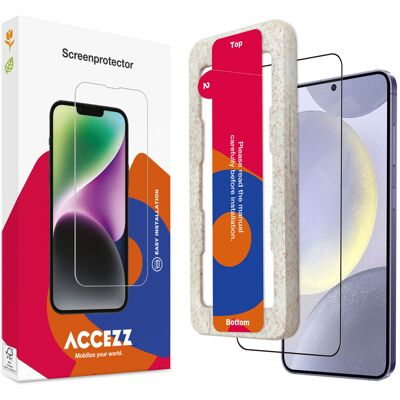 Accezz Gehard Glas Full Cover Screenprotector met applicator voor de Samsung Galaxy S24 Plus / S25 Plus Accezz Gehard Glas Full Cover Screenprotector met applicator voor de Samsung Galaxy S24 Plus / S25 Plus