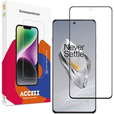 Accezz Gehard Glas Full Cover Screenprotector voor de OnePlus 12 Accezz Gehard Glas Full Cover Screenprotector voor de OnePlus 12