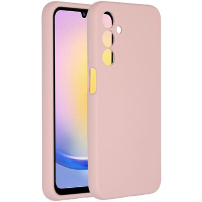 Accezz Liquid Silicone Backcover voor de Samsung Galaxy A25 (5G) - Roze Accezz Liquid Silicone Backcover voor de Samsung Galaxy A25 (5G) - Roze