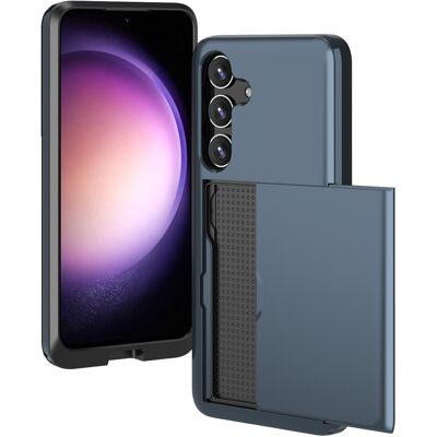 imoshion Backcover met pasjeshouder voor de Samsung Galaxy S24 - Donkerblauw imoshion Backcover met pasjeshouder voor de Samsung Galaxy S24 - Donkerblauw