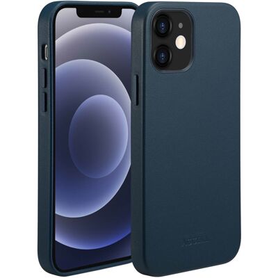 Accezz MagSafe Leather Backcover voor de Apple iPhone 12 (Pro) - Nightfall Blue Accezz MagSafe Leather Backcover voor de Apple iPhone 12 (Pro) - Nightfall Blue